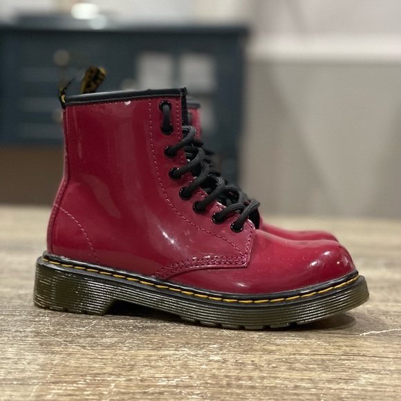 Dr. Martens Other - Dr Martens 1460 Red Boots Little Kids Size 13